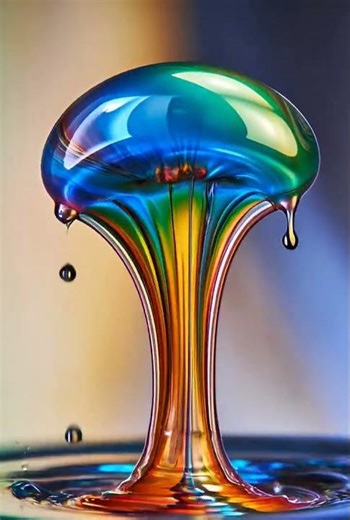 Oddly Satisfying Color Flow 😍 AI Loop #shorts