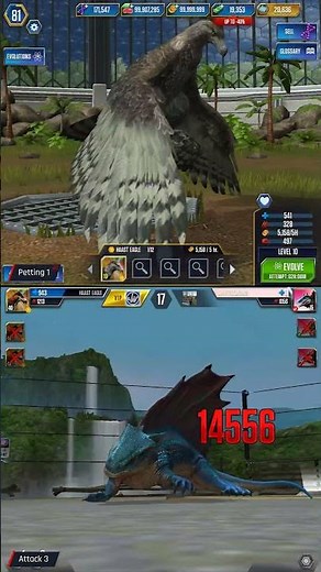 NEW HASST EAGLE ALL ANIMATION | Jurassic World The Game