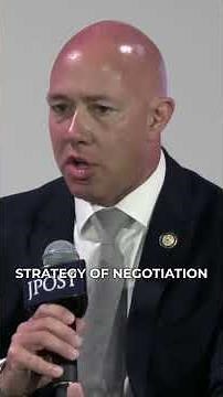 US Representative Brian Mast speaks at the Jerusalem Post Conference