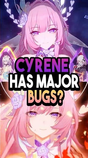 CYRENE MIGHT BE BUGGED RIGHT NOW