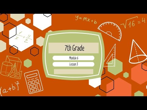 7th Grade Module 6 Lesson 3 (Eureka Math Squared)
