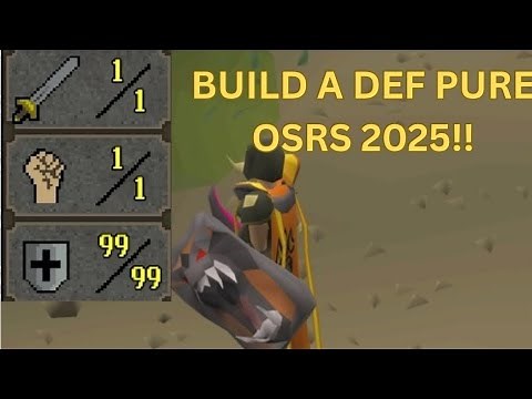 How To Build A Defence Pure On OSRS 2025!!