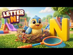 Learn Letter N Phonics Song | Nest, Nose, Net, Night | ChimukliTV