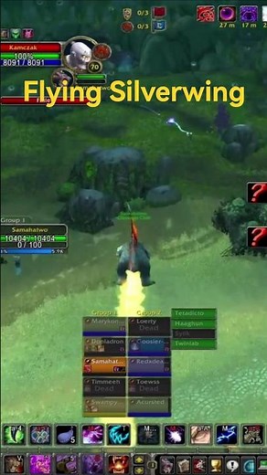flying silverwing druid #worldofwarcraft #burningcrusade #anniversary #tbc #gaming #pvp #mmorpg