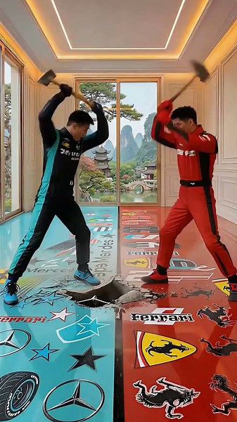 🏁 F1 Epoxy Floor Battle! 🏎️
