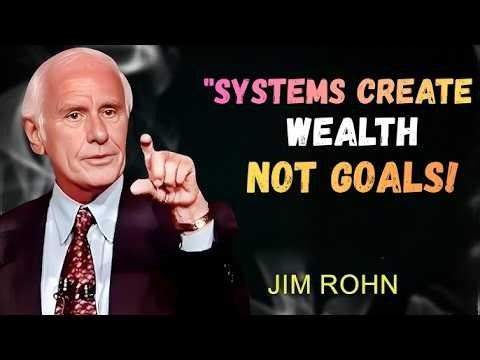Systems Create Wealth, Not Goals — Build Processes That Guarantee Success Jim Rohn Motivation .