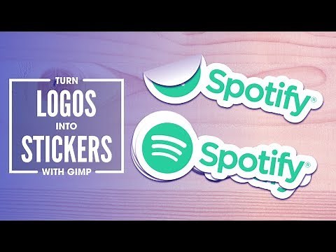 Turn Logos Into Stickers with GIMP