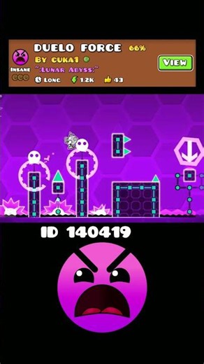 Duelo Force - One of the Hardest Levels #geometrydash #gd #extreme