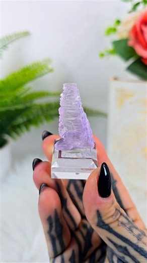 Kunzite Specimen on Base - Etsy
