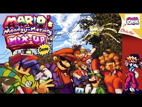 FNF STREAM: Mario's Monday Morning Mix-Up DEMO, COMICAL CAUTION MIXTAPE, FNF X7