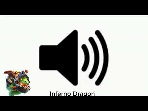 Inferno Dragon - Sound Effect (Clash Royale) 1080P 60FPS