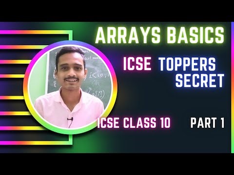 Master Arrays in Java in 20 Minutes | ICSE Class 10 Complete Basics #Class 10 Java Arrays