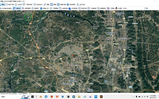 利用“谷谷地图下载器”下载谷歌影像图