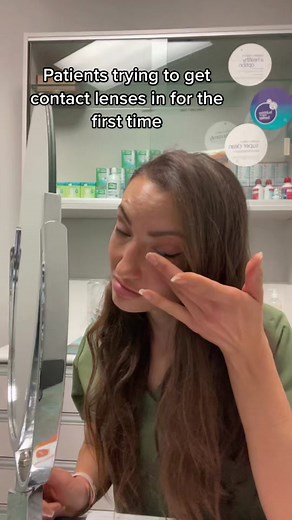 Contact Lens Training for First Time Users