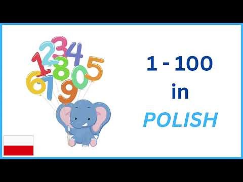 Numbers in Polish: Count from 1 - 100 in Polish/ Polski (with audio)