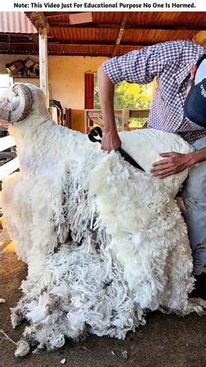 Ancient Sheep Shearing Technique 😯