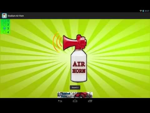 Stadium air horn sound effect app