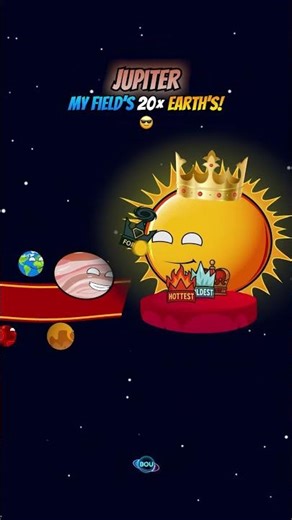 Saturn VS Jupiter VS Coolest Planet In The Solar System #space #solarsystem #animation #earth