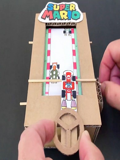 DIY Mario Kart Racing Game with Cardboard | Build Your Own Mario Kart Car!