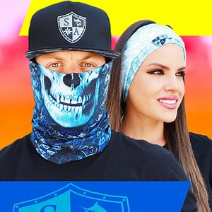 From keeping bugs off your face when riding your bike to simply trying to stay protected from the sun while relaxing on the beach, SA Face Shields keep you cool and comfortable while enjoying your summer adventures! | SA Company