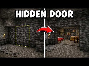 How To Build a Hidden Door in Minecraft (EASY)