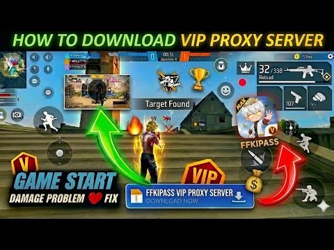 Free Fire VIP Proxy Server Download 2026 🔥 | Damage Problem Fix + Game Start 100% Working🔥 ffkipass