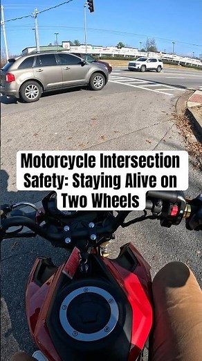 Motorcycle Intersection Safety: Staying Alive on Two Wheels