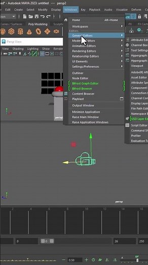 1-Minute Maya Tip: Dolly Zoom Camera Effect