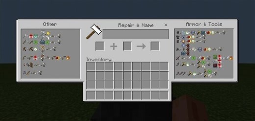 Anvil Guide (Animation Test! Supports DarkMode & Pocket UI   Windows 10 Edition) Minecraft Texture Pack
