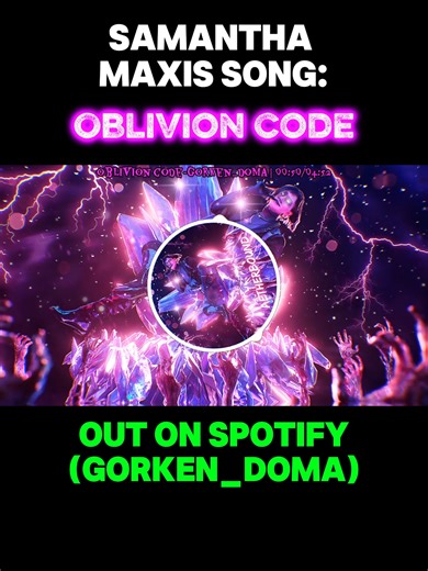 Oblivion Code-Gorken-Doma (Samantha Maxis Song) A Song about samantha maxis as a powerfull enemy in the zombies universe as a godlike puppeteer with the power of the apothicons. #treyarchzombies #callofduty #codzombies #aimusic #visual #cloud9records #fyp #viral #foryoupage