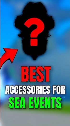 BEST Accessories For Sea Events In Blox Fruits 🌊🔥 #roblox #bloxfruits #shorts