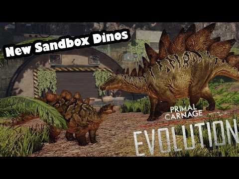 BRAND NEW PLAYABLE DINOSAURS COMING FOR SANDBOX MODE!!! | Primal Carnage Evolution + Extinction 3.0