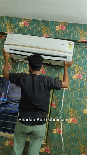 Hitachi 1.5 Ton Split Ac installation #viral #viralvideo #trending #shorts #shortsfeed #explore #ac