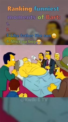 Ranking top 4 funniest moments of Bart! #thesimpsons
