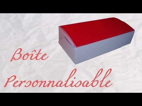 Origami ! Une boîte personnalisable [ tuto HD ]