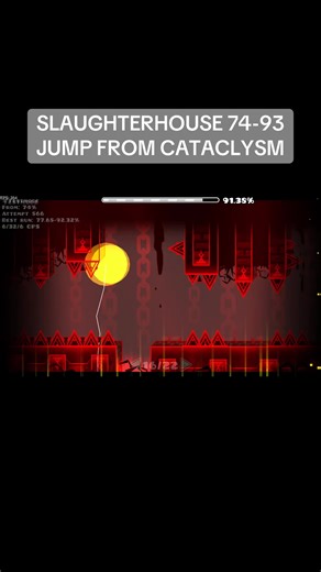 Conquering Slaughterhouse in Geometry Dash