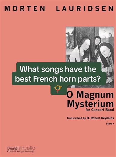 If I could go back in time and change instruments, I think I’d pick the French horn 😅 find a full MuseScore transcription on my YouTube page (handle in bio) #musescore #frenchhorn #omagnummysterium #concertband #windensemble