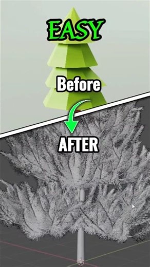 Christmas tree in Blender !!!