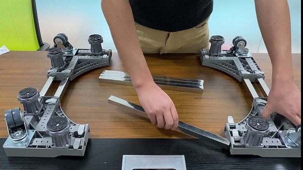 Fridge Stand Universal Mobile Base Movable Washing Machine Base Stand Adjustable Washer Dryer Refrigerator Bases Appliance Dolly Square with 4 Locking Dual-wheel and 8 Lifting Feet (Double-tube)