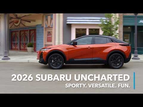 The All-New, All-Electric 2026 Subaru Uncharted | Sporty. Versatile. Fun.