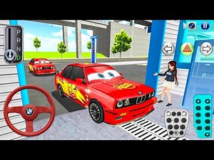 New Lightning McQueen Car BMW M3 - 3D Driving Class 2026 - Best Android iOS car Gameplay