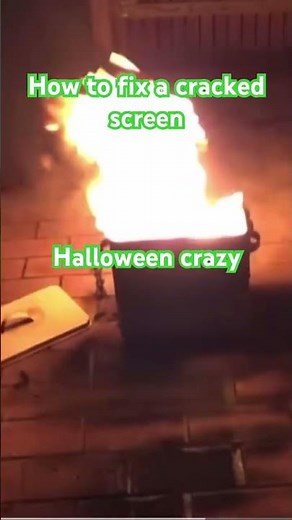 How to fix cracked screen.