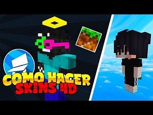 Como hacer skins 4d para minecraft bedrock