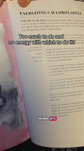 A long, draining day called for the simplest kind of magic. This book is full of approachable spells that actually fit into real life. 🌙