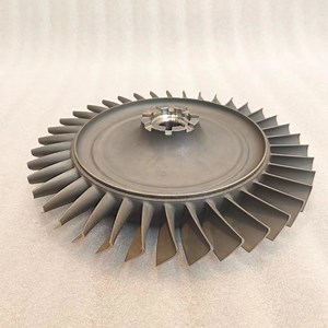 [Hot Item] Inconel 713 718 Super Alloy Titanium Metal Alloy Forging Investment Vacuum Casting Gas Engine Axial Turbine Wheel