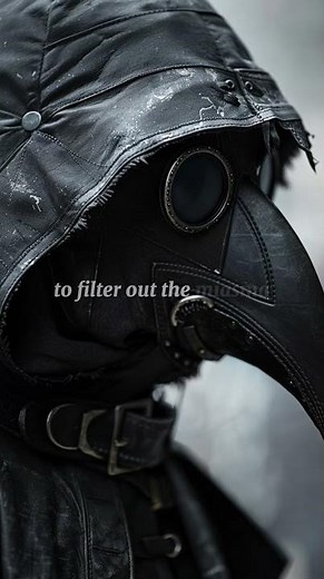 Why Plague Doctors Wore Bird Masks 🐦‍⬛ #History #BlackDeath