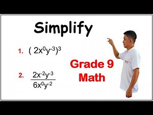 Math 9 Simplify expressions using laws of exponent #lawsofexponent #howtosimplify