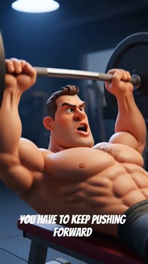 💪 Pixar Man Bench Presses Non-Stop — Never Gives Up!