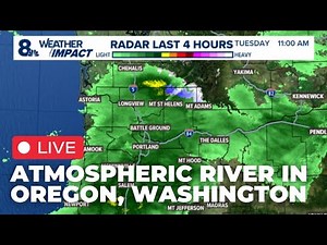 Atmospheric river impacts Oregon, SW Washington | LIVE RADAR