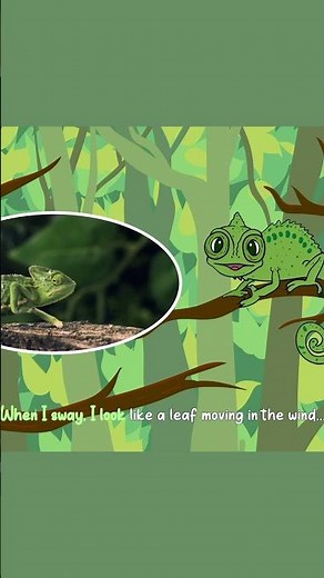 Let's know the animal | Chameleon Facts for Kids | Fun Learning Video | Tinytales Animated #shorts